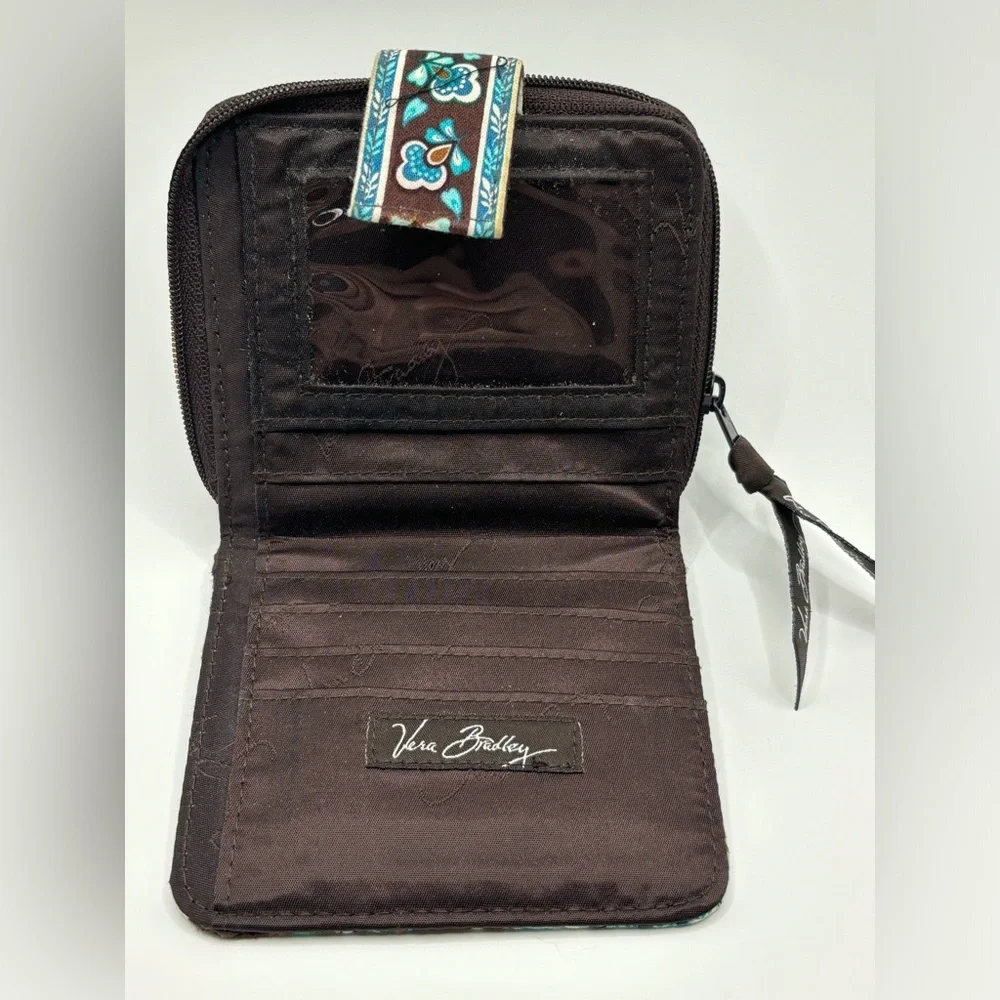 Vera Bradley Women's Floral‎ Wallet - Black and Blue
